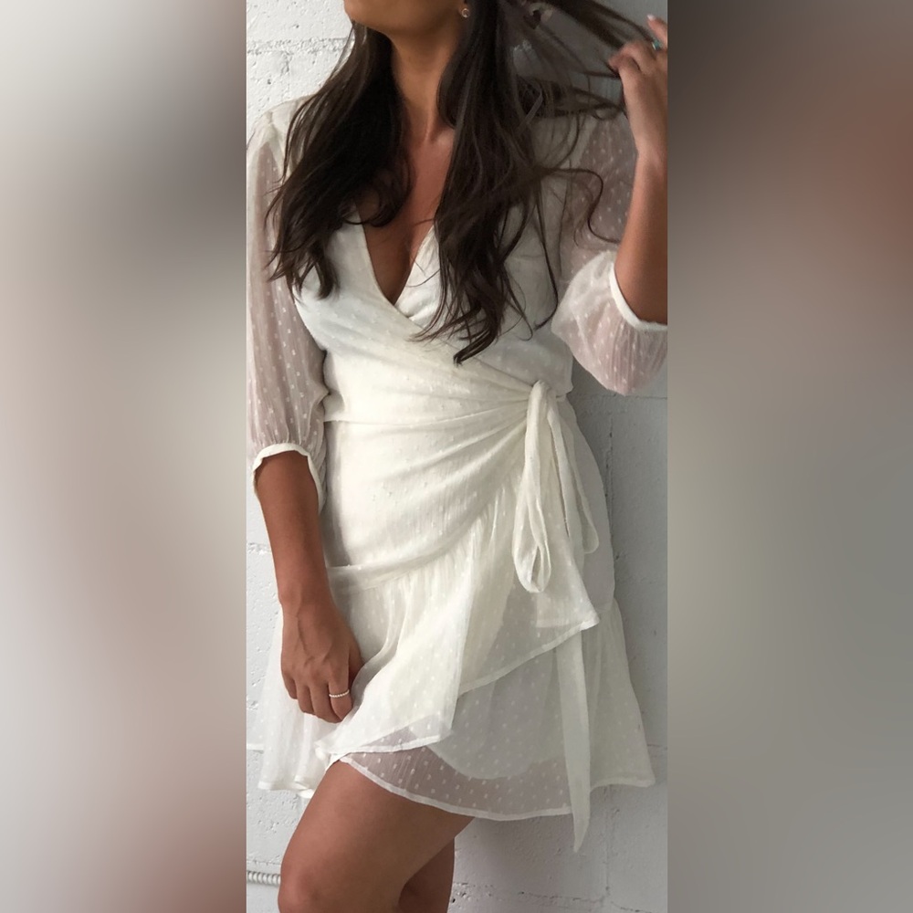 All Saints White Mini Dress